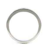 14k White Gold Yellow and White Diamond Anniversary Band, (0.50 tdw)