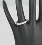 14k White Gold Princess Cut Diamond Eternity Band