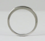 14k White Gold Princess Cut Diamond Band