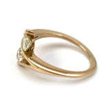 Vintage 18k Rose Gold Diamond Ring, 0.59ct