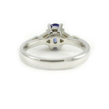 14k White Gold Tanzanite / Diamond Ring