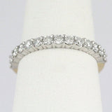 14k Yellow and White Gold Diamond Wedding Band