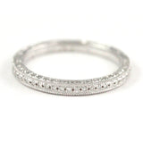14k White Gold Diamond Wedding Band