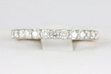 14k Yellow and White Gold Diamond Wedding Band