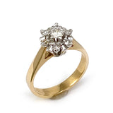 14k Yellow / White Gold Diamond Ring