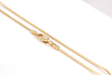 Yellow Gold Snake Chain Necklace (Also offered in Rose Gold)