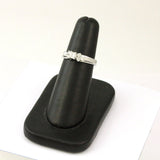 Vintage Antique 14k White Gold 7-Stone Diamond Engagement Ring, 0.55 ct.